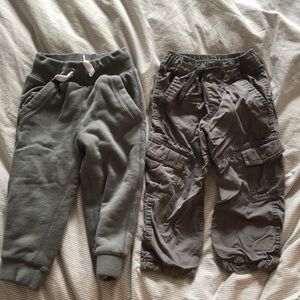 Baby Gap lined pants bundle 2T